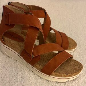 Cork Wedges - like new!